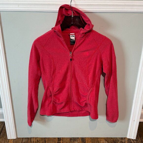 The North Face Women Medium Polartec Classic Full Zip Hoodie Lightweight Jacket - Picture 1 of 9